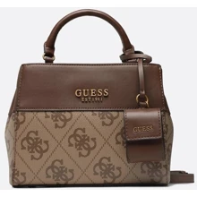 Сумка жіноча GUESS BERTA SML DBL CMPRTMNT SATCHEL LGW коричнева (HWBB8688050-LGW): Стать Женский