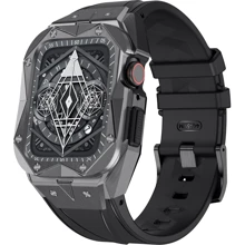 Аксесуар для Watch Rubber TPU with Stainless Steel Case Black/Grey (FLS181113) для Apple Watch 44/45/49mm Ultra: Виробник Lunatik