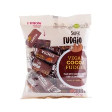 Цукерки карамельні Super Fudgio Какао органічні 150 г (5906874505519): Вага, г 150