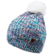 Женская шапка Hi-Tec Lady Vikna (LADY VIKNA-WHT/BLU/SANG MELANG) розовая: Производитель Hi-Tec
