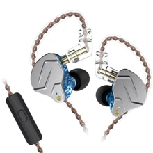 Наушники Knowledge Zenith ZSN Pro Mic Blue: Тип конструкции вакуумные