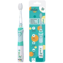 Зубная щетка Vega Kids VK-400B LIGHT-UP голубая: Назначение детская