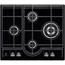 Варочная поверхность газовая Electrolux GPE363RCK: Расположение панели спереди по бокам