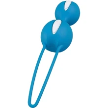 Вагинальные шарики Fun Factory SMARTBALLS DUO white - neon turquoise: Для кого Для женщин