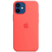 Чехол для iPhone TPU Silicone Case Pink Citrus for iPhone 12 mini: Цвет розовый