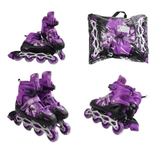 Раздвижные ролики Best Roller колеса PVC 40566-L (39-43) Фиолетовые: Цвет фиолетовый
