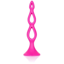 Тройная полая анальная пробка CalExotic Booty Call Silicone Triple Probe, розовый: Для кого Унисекс