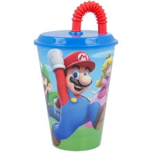 Склянка Stor Super Mario - Mario Easy Sport Tumbler 430 ml (Stor-21430): Тип Стакан