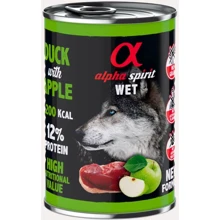 Вологий корм Alpha Spirit для дорослих собак Duck with Green Apple з качкою та зеленим яблуком 400 г (as969985): Тип Влажный корм