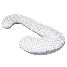 Подушка для вагітних Ceba Physio Duo Diamonds & circles біло-сіра (W-705-700-526): Виробник Ceba