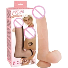 Фаллоимитатор с мошонкой Orion Nature Skin Big Dong: Назначение Вагинальные