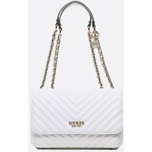 Жіноча сумка через плече GUESS KEILLAH CONVERTIBLE XBODY FLAP біла (HWQG8690210-WHI): Стать Женский