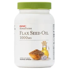 GNC Super Foods Flax Seed Oil Жирні кислоти Омега-3 1000 мг 90 капсул: Тип Омега 3