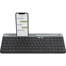 Клавіатура Logitech K580 Slim Multi-Device Wireless Graphite (920-009275): Підключення бездротове