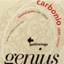 Струна для гитар Струны для классической гитары Galli Genius Carbonio PROcoated GR95 (24-44) Normal Tension: Тип Комплект струн