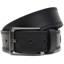 Мужской ремень Borsa Leather черный (V1GX08-black): Пол Мужской