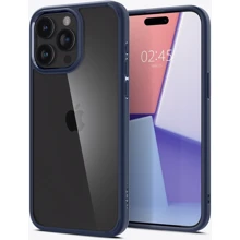 Чехол для iPhone Spigen Ultra Hybrid Navy Blue (ACS06711) for iPhone 15 Pro: Цвет синий