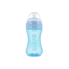 Пляшечка Nuvita для годування Mimic Cool 250 мл 3+ антиколікова блакитна (NV6032SKY): Матеріал пластик