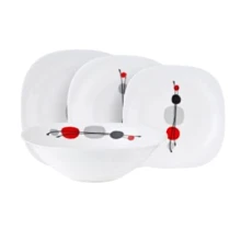 Столовый сервиз Сервиз Luminarc Kyoko White G6897 (19 пр.): Количество персон 6
