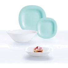 Столовый сервиз Luminarc Carine Light Turquoise & White 19 пр. (P7627): Количество персон 6