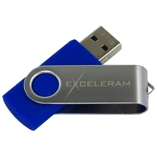 USB-флешка eXceleram 8GB P1 Series USB 2.0 Silver/Blue (EXP1U2SIBL08): Стандарт USB USB 2.0