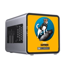Корпус QUBE V8 Gray Patriot_V8_Patron (QBV8D_FBNU3PP): Форм-фактор материнской платы Mini-DTX / Mini-ITX