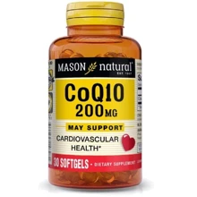 Mason Natural Co Q10 200 mg Коэнзим Q10 30 гелевых капсул: Вид Ферментные