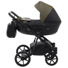 Универсальная коляска 2 в 1 Bair Kiwi кожа 100% BK-11/15 хаки - черный (625454): Тип коляски Универсальная коляска (2-в-1)