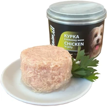 Вологий корм AnimAll для собак Курка в ніжному желе 195г: Тип Влажный корм