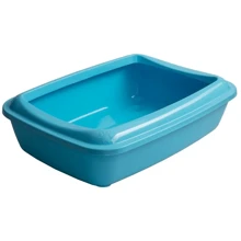 Туалет для котів AnimAll CNR-106 з лопаткою 50х37х13.5 см блакитний (160434): Вид Открытый