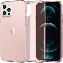 Чехол для iPhone Spigen Crystal Flex Rose Crystal (ACS01518) for iPhone 12/iPhone 12 Pro: Цвет розовый