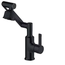 Смеситель для кухни Lefton Copper Rotatable Faucet with 5 Water Outlet Modes-KF2205 Matt Black: Назначение Для кухни