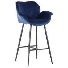 Стул барный AMF Alphabet N black/royal blue (547272): Производитель AMF