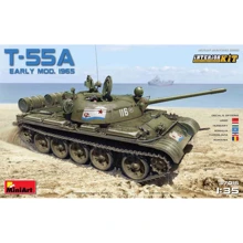 Сборная модель MiniArt Советский средний танк Т-55А образца 1965 г., ранний с интерьером (MA37016): Производитель MiniArt