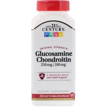 21st Century, Glucosamine 250 mg Chondroitin 200 mg, Original Formula, 200 (Easy Swallow) Capsules (CEN-21690): Тип Глюкозамін