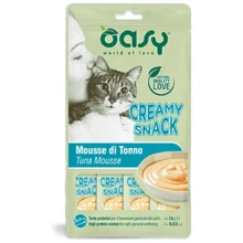 Лакомство для котов OASY CAT Сreamy крем снек с тунцом (4х15) 60 г (8054329510742): Вид Паста