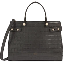 Женская сумка тоут Furla Lady M темно-серая (1033882): Пол Женский
