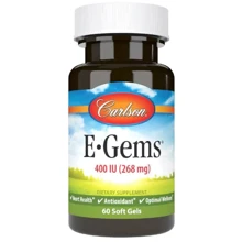 Carlson Labs E-Gems 400 IU Витамин Е 60 гелевых капсул: Тип Витамин E