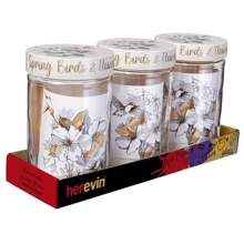 Емкость для хранения HEREVIN Golden Flower 3х0.66л (144367-440): Тип Емкость для хранения