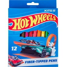 Фломастери Kite Hot Wheels 12 кольорів (HW24-447): Тип На водной основе