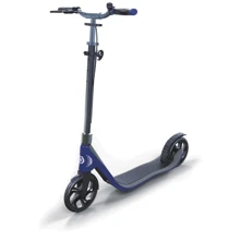 Самокат Globber серии One NL 205 Deluxe, черно-синий, до 100кг, от 1.55м, 2 колеса: Количество колес 2