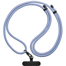 Ремешок для смартфона ArmorStandart Rope Black Unicorn with Dark holder (ARM76095): Цвет голубой