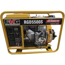 Дизельний генератор Daishin RGD5500S: Тип електростанції дизельний