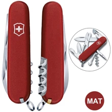 Мультитул Victorinox CLIMBER MAT красный матовый лак (Vx13703_M0007p): Тип мини-мультитул