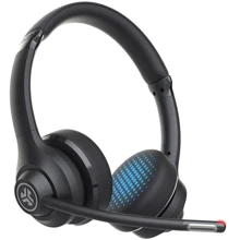 Навушники JLab GO Work Wireless Black (IEUHBGOWORKRBLK4): Тип конструкції накладные