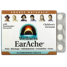 Source Naturals Wellness EarAche Средство от боли в ушах 48 таблеток: Форма выпуска Таблетки