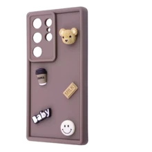 Чехол для телефонов Mobile Case Pretty Things Brown/Bear for Samsung S928 Galaxy S24 Ultra: Совместимость Samsung S928 Galaxy S24 Ultra