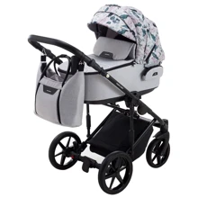 Коляска 2 в 1 Adamex Porto Light Flowers 12: Тип коляски Универсальная коляска (2-в-1)
