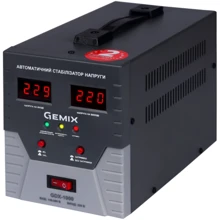 Стабилизатор напряжения Gemix GDX-1000: Тип релейный