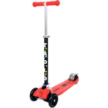 Самокат Trolo Maxi PLUS 5+ (red) до 50кг: Количество колес 3